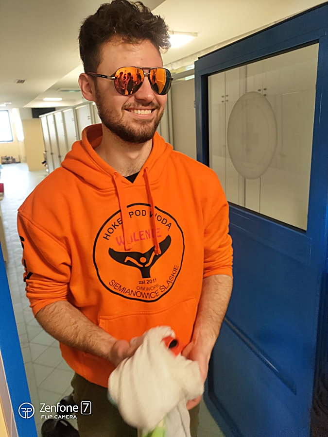 Hokej pod wodą Walenie Siemianowice Śląskie Trening 23 III 2024